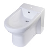 Eago EAGO JA1010 White Ceramic Bathroom Bidet W/ Elongated Seat JA1010